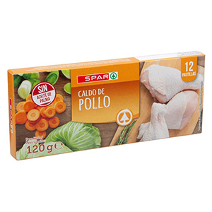 Caldo SPAR Galinha 12 Cubos