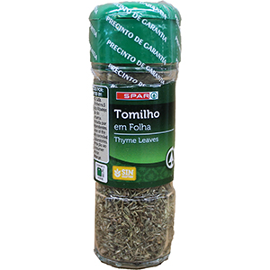 Tomilho SPAR Frasco 16gr