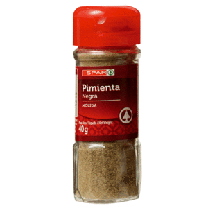 Pimenta SPAR Preta Moida Frasco 40gr