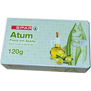 Atum SPAR Posta Azeite 120gr