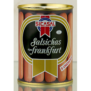 Salsichas SICASAL Lata 8un
