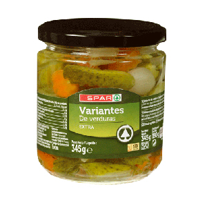 Cocktail Pickles SPAR Frasco 345gr