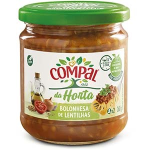 Bolanhesa COMPAL DA HORTA Lentilhas 360gr