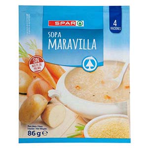 Sopa SPAR Instantanea Maravilha 86gr