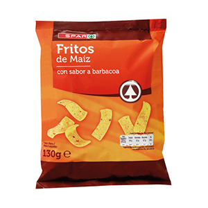 Snack SPAR Fritos Milho Barbecue 130gr