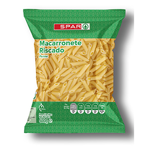 Massa SPAR Macarronete Riscado 500gr
