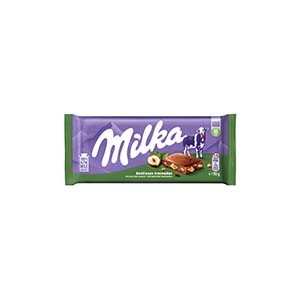Choc MILKA Avelas Pedacos 90gr