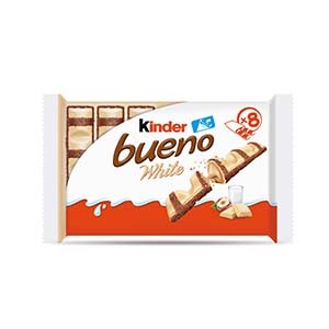 Choc KINDER Bueno White T/2 8un 312gr