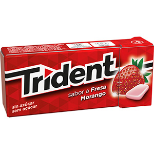 Past TRIDENT Fruit Morango 14,5gr