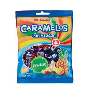 Caram SPAR Fruta S/Açucar 90gr