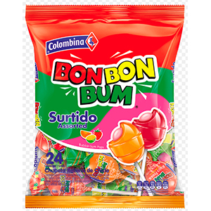 Chupa COLOMBINA Bon Bom Bum Sortido 408gr