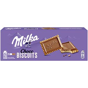 Bolacha MILKA Choco Biscuit Leite 150gr