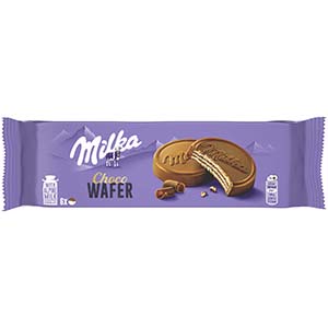 Bolacha MILKA Choco Wafer Choc Lei 180gr