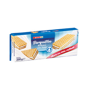 Bolacha SPAR Waffer Rech Nata 200gr