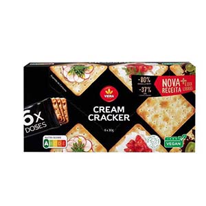 Bolacha VIEIRA Cream Cracker 6x30gr
