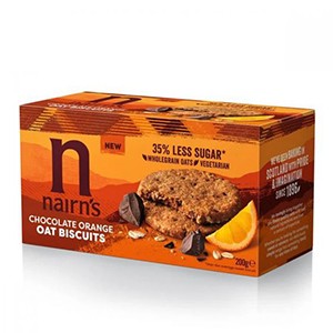 Bolacha NAIRN's Chocolate Laranja 200gr