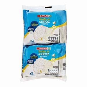Bolacha SPAR Arroz Iog Choc Bra 4x31,3gr