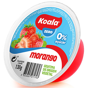 Gelatina KOALA 0% Morango 130gr