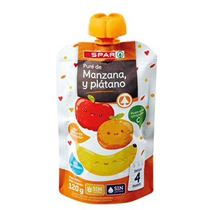 Pure Fruta SPAR Maca Banana 120gr