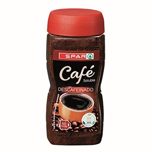 Cafe SPAR Soluvel Descafeinado 100gr