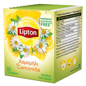Cha LIPTON Camomila 10 Saquetas