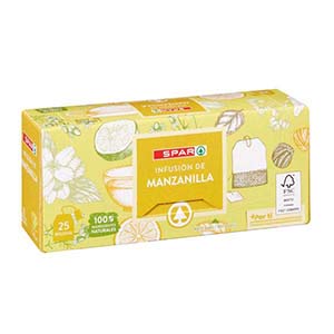 Chá SPAR Camomila 25 Saquetas