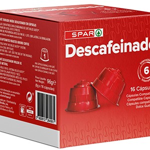 Cafe SPAR Caps Comp DG Descaf 16un