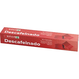 Cafe SPAR Caps Comp DQ Descaf 10un