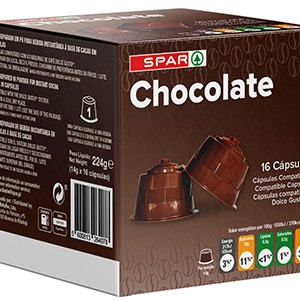 Cafe SPAR Caps Comp DG Chocolate 16un