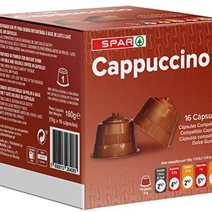 Cafe SPAR Caps Comp DG Capuccino 16un