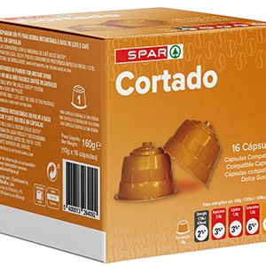 Cafe SPAR Caps Comp DG Cortado 16un