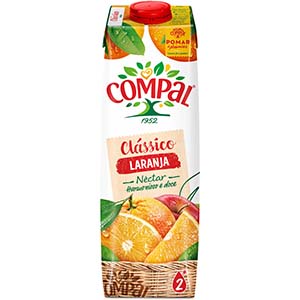 Nectar COMPAL Classico Laranja Tetra 1lt