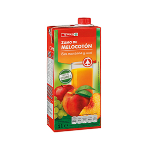 Sumo SPAR Pessego Uva Maca C/ Vita 1lt