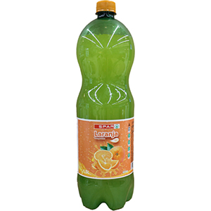 Refrig SPAR Laranja C/Gas 1,5lt