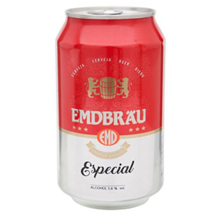 Cerveja EMDBRAU Especial Lata 0,33lt