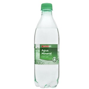 Agua SPAR Mineral C/Gas 0,5lt