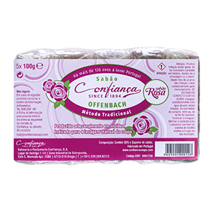 Sabao CONFIANCA Offenbach Rosa 5x100gr