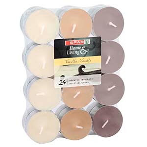 Vela SPAR Perfumada Baunilha 24un