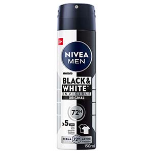 Deo NIVEA Spray Black White Men Orig 150ml