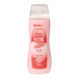 Gel Banho SPAR Morango Nata 750ml