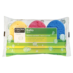Esponja CENTRA LINE Super Suave 3un