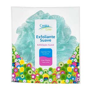 Esponja CENTRA LINE Flor Exfoliante un