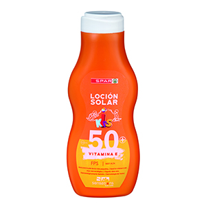 Locao Solar SPAR Crianca AV FP50+ 250ml