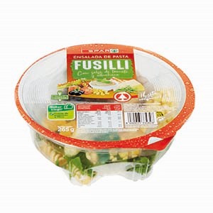 Salada SPAR Fusili Tom Manjericao 265gr