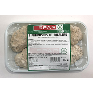 Pataniscas Bacalhau SPAR 6un 300gr