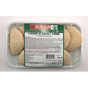 Rissois Queijo Fiambre SPAR 8un 300gr