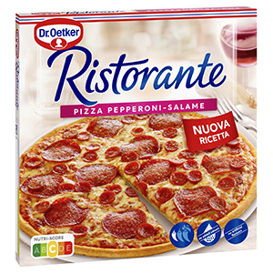 Pizza RISTORANTE Pepperoni Salame 320gr