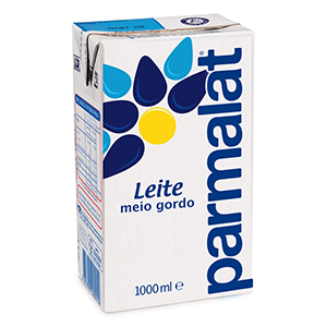 Leite PARMALAT UHT Meio Gordo 1lt
