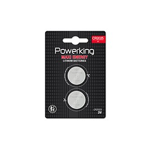 Pilhas PWK Litio CR2025 3V 2un