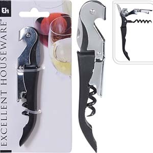 Saca Rolhas Metal 12x2,5x1,4cm un